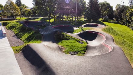 Pumptrack parc du millenaire st-augustin